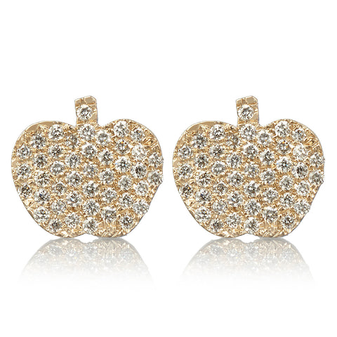 Apple Earrings - Bianca Pratt Jewelry