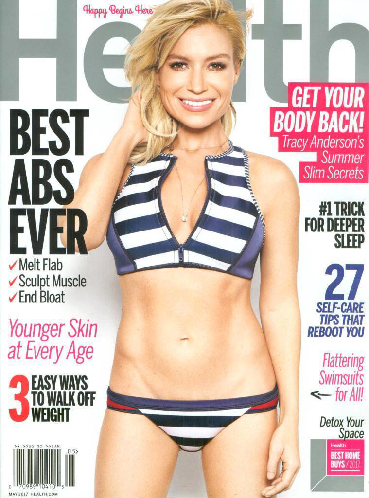 Health Magazine Cover featuring Tracy Anderson wearing Bianca Pratt Escapularia Necklace