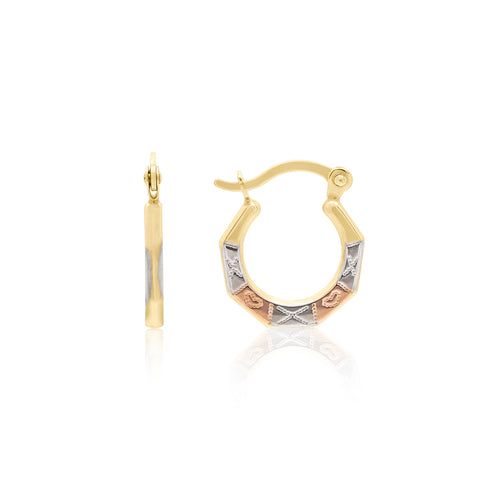 Tri-Color Mini Hoops