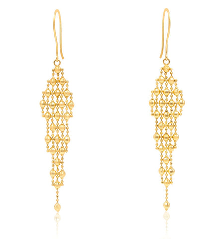 Beaded Chandelier Earring