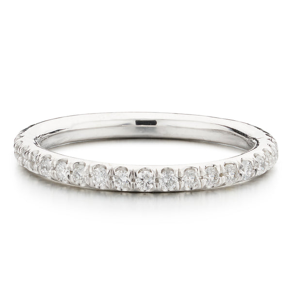 White Gold Eternity Band - Bianca Pratt Jewelry