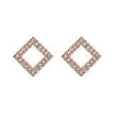 Square Diamond Studs - Bianca Pratt Jewelry