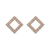 Square Diamond Studs - Bianca Pratt Jewelry