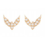 Diamond Pavé Bird Earrings - Bianca Pratt Jewelry