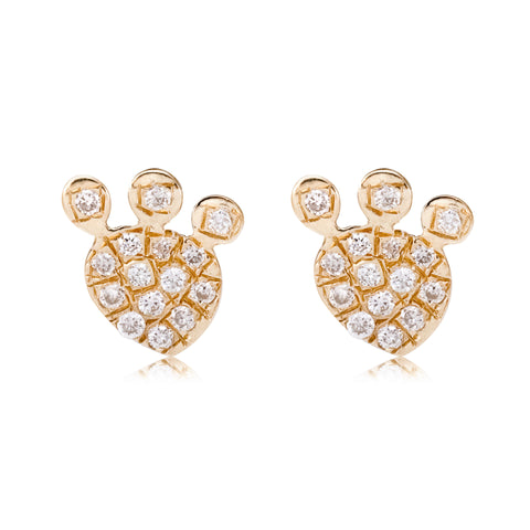 Bear Paw Studs - Bianca Pratt Jewelry