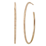 Diamond Hoops - Bianca Pratt Jewelry