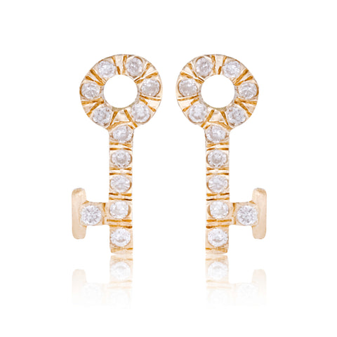 Key Studs - Bianca Pratt Jewelry