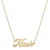 Nameplate Necklace, Western font