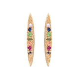 Rainbow Canoe Earrings - Bianca Pratt Jewelry