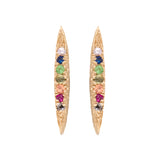 Rainbow Canoe Earrings - Bianca Pratt Jewelry