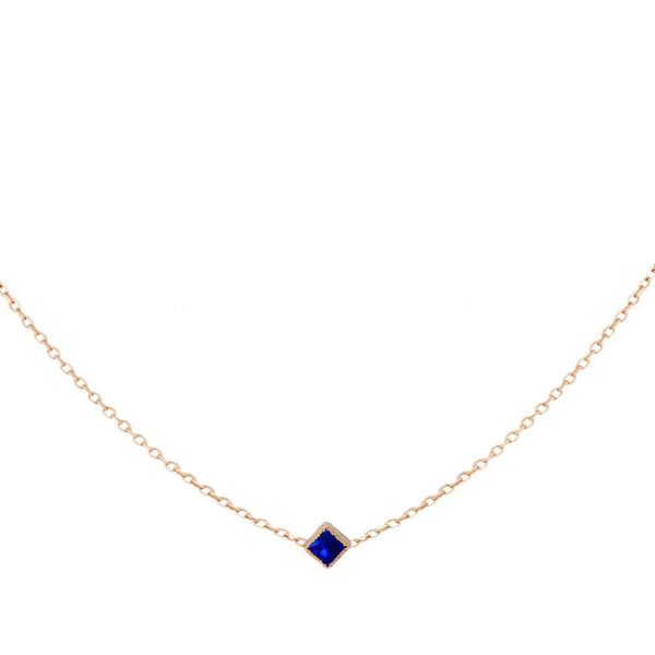 Blue Sapphire Choker - Bianca Pratt Jewelry