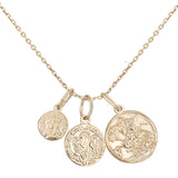 King George/Medium Coin/Small Coin Necklace