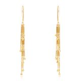 Beaded Multi-Thread Earring