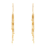 Beaded Multi-Thread Earring