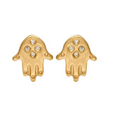 Hamsa Hand Earrings - Bianca Pratt Jewelry