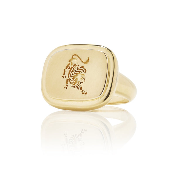 Leo Zodiac Ring - Bianca Pratt Jewelry