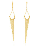 Chandelier with graduated bead Earring