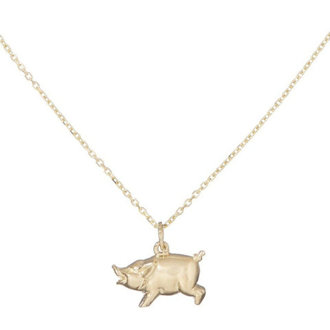 Pig Necklace - Bianca Pratt Jewelry