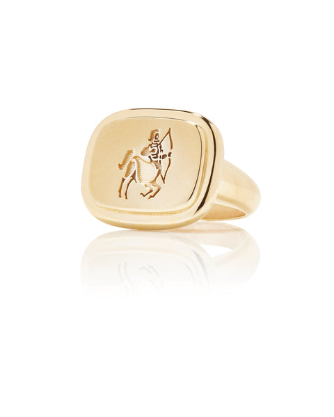 Sagittarius Zodiac Ring - Bianca Pratt Jewelry