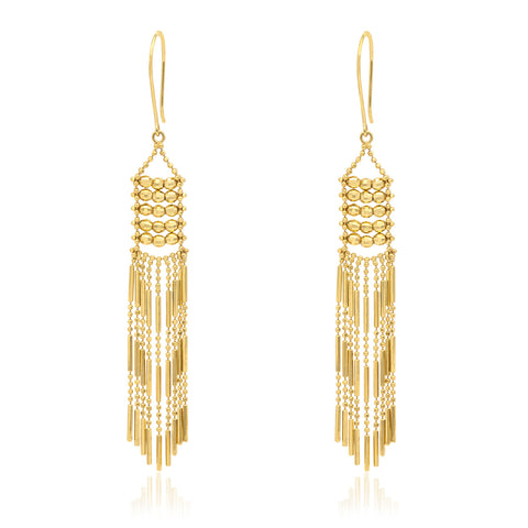 Beaded Curtain Earring