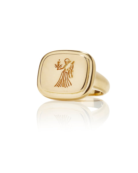 Virgo Zodiac Ring - Bianca Pratt Jewelry